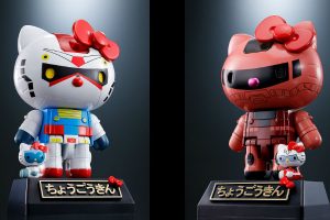 Hello Kitty Is Ready For Adorable Battle With Two Gundam Chogokin Figures