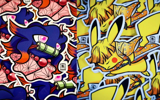 Pokémon and Demon Slayer: Kimetsu no Yaiba collide in awesome artistic crossover