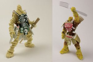 Japanese Designer Crafts Awesome Samurai Noodle Warriors