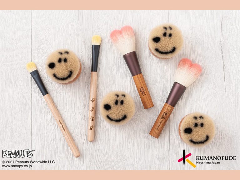 Peanuts collaborates with Hiroshima artisans on makeup brush set using traditional techniques