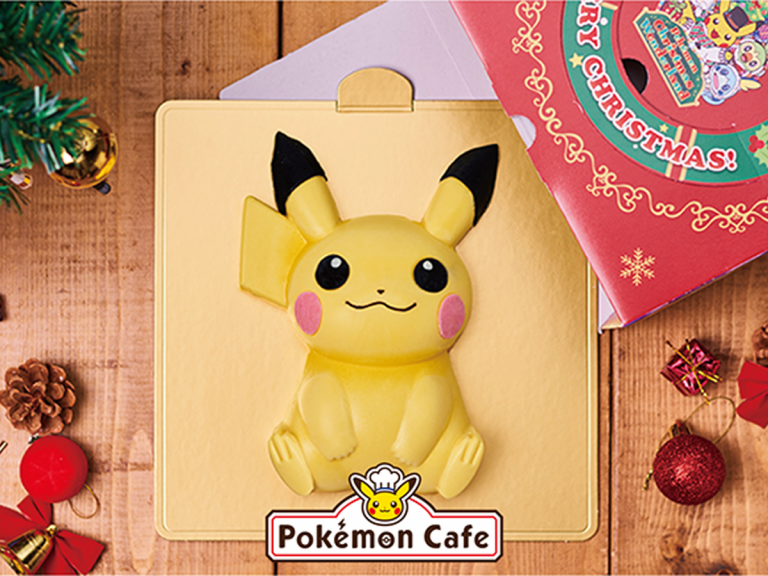 Take home Pikachu Christmas cake as part of Pokemon Cafe’s home party set for the holidays