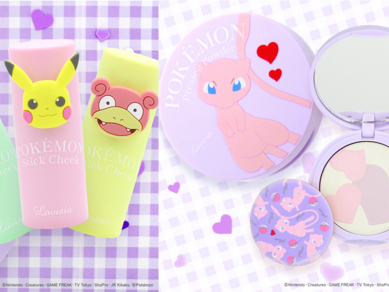 Pokemon Releases New Official Cosmetics with Cute Characters and Sweet Pastel Theme