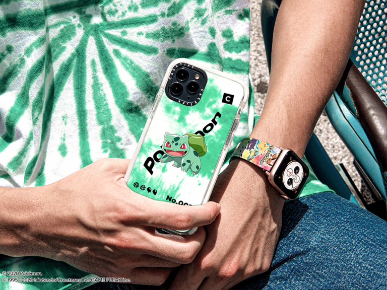 Catch 90s tie-dye inspired retro Pokemon smartphone cases and tech accessories with CASETiFY