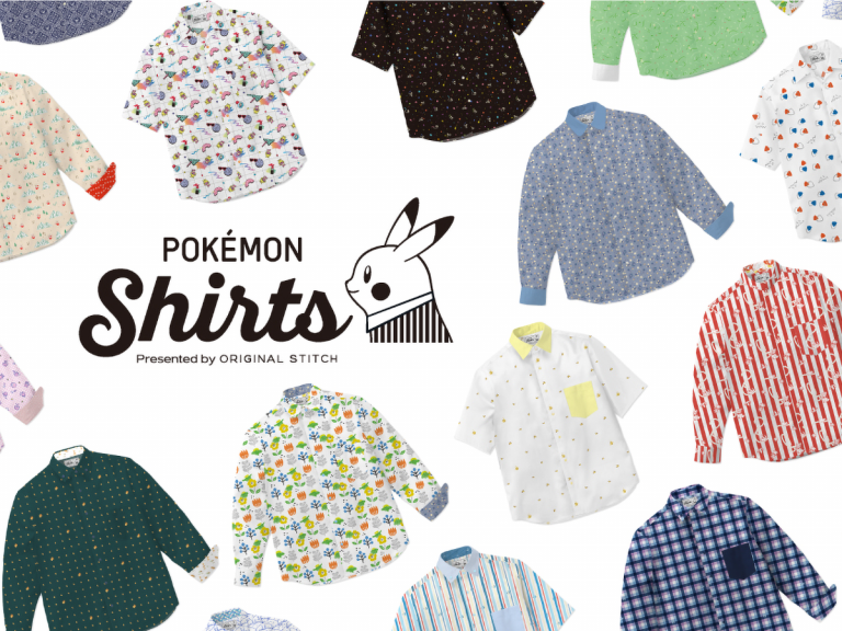 Pokemon Shirts debut Diamond and Pearl designs for their business casual shirt lineup