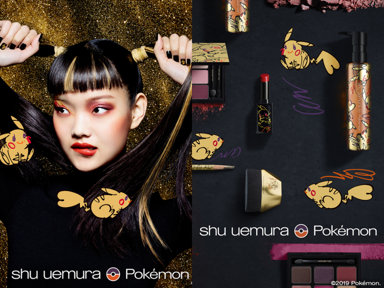 Japanese Cosmetics Brand Shu Uemura Collaborate with Pokemon for Electrifying Make Up Line