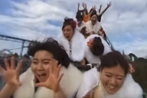 Watch Thrill-seeking Japanese Women in Elaborate Kimonos Celebrate Coming of Age in the Fast Lane