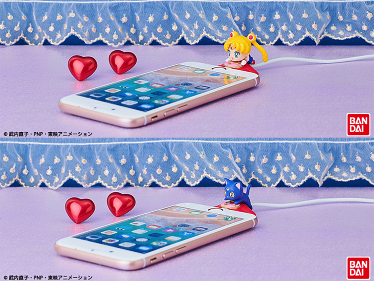 In the Name of the Moon, Luna and Sailor Moon Vow to Protect Your Smartphone Charging Cable with Adorable Accessory