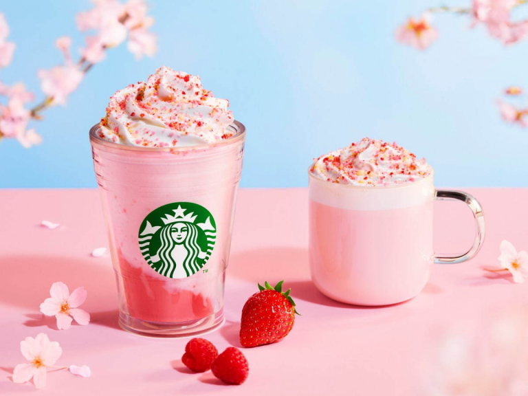 Starbucks Japan’s first sakura Frappuccino of cherry blossom season 2021 is finally revealed