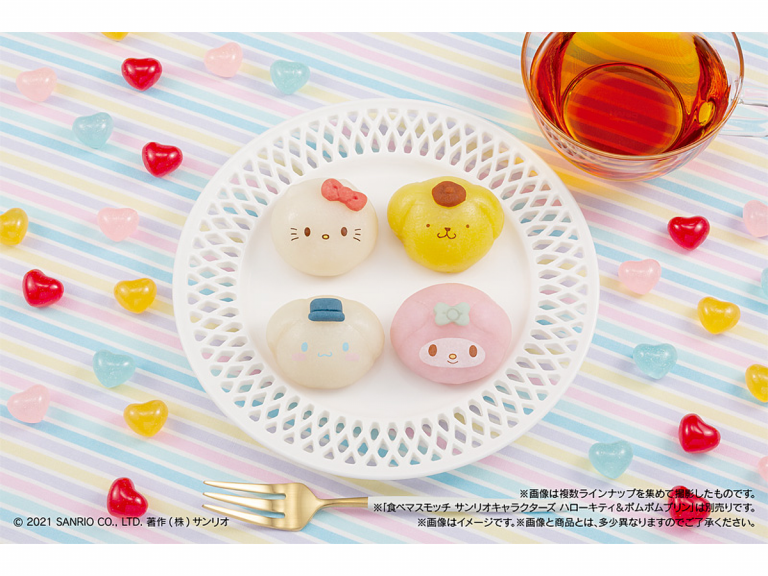 Sanrio characters get adorable mochi makeover thanks to traditional Japanese sweets makers