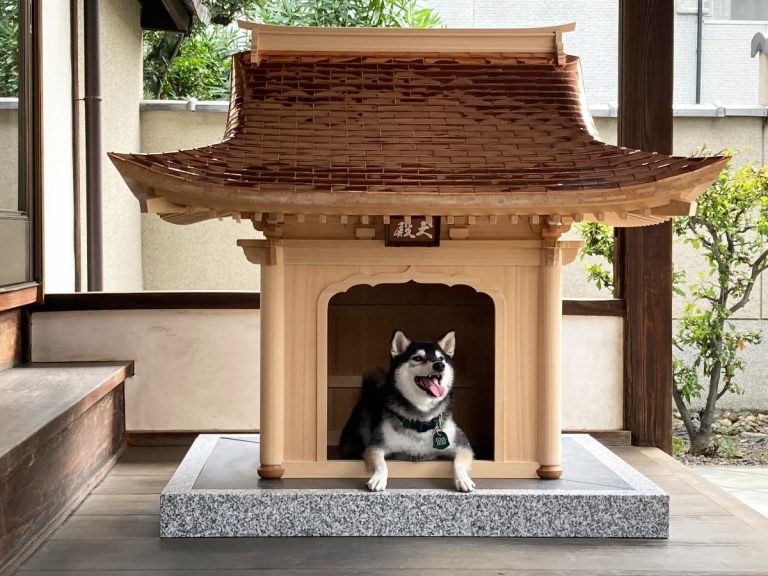 Japanese shrine-style doghouse crafted by temple carpenters is a whopping $150,000