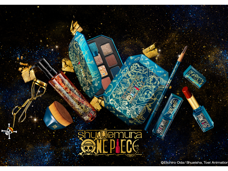 One Piece and Shu Uemura’s holiday makeup collection is a glittering trove of pirate treasure