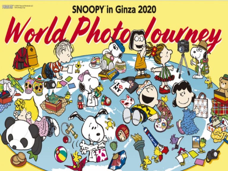 Snoopy in Ginza 2020 “World Photo Journey” at Mitsukoshi Ginza this Autumn