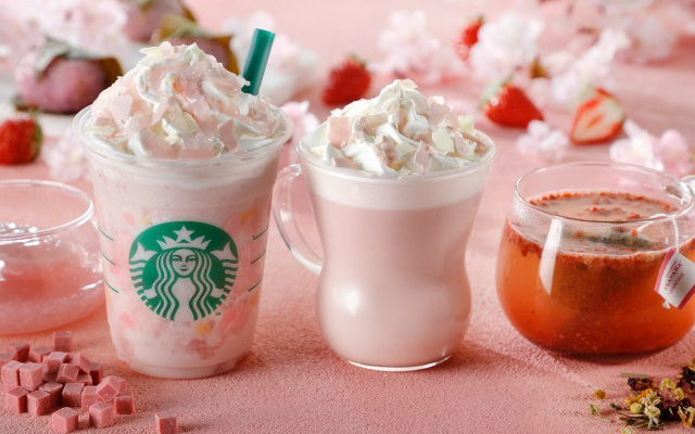 Starbucks Sakura Drinks Revealed for Cherry Blossom Season 2018