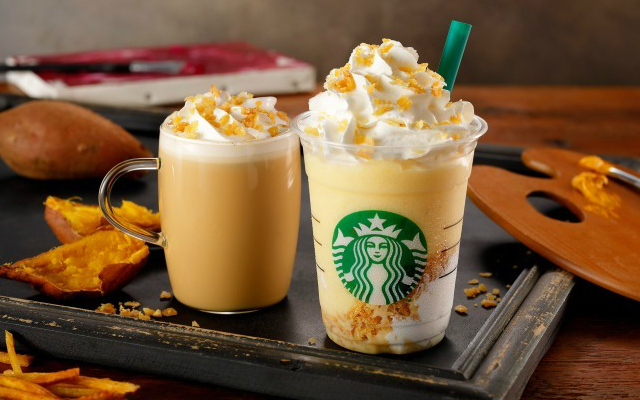 Starbucks Japan Releases Crispy Sweet Potato Frappuccino for Autumn