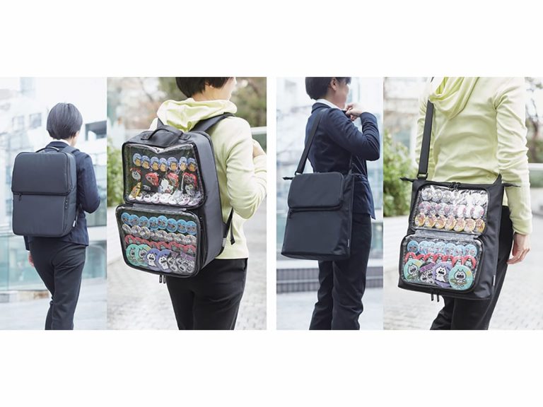This bag lets you switch from work or school to supporting your favorite character or idol