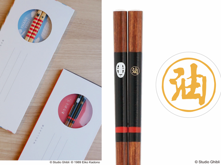 Studio Ghibli’s simple and stylish chopstick letters make sending a gift to an anime fan just a stamp away