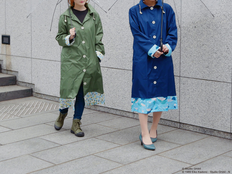 Ghibli superfans can brighten up a wet day with Totoro and Kiki matching rainwear sets