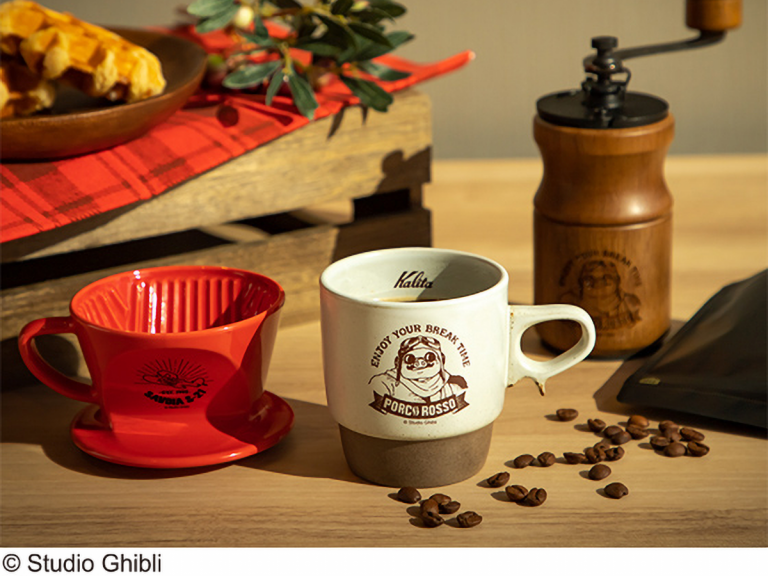 Porco Rosso bean grinder and coffee goods are here to give Ghibli fans an at-home caffeine kick