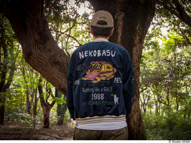 My Neighbor Totoro’s famous Cat Bus features in awesome embroidered Japanese vintage jackets