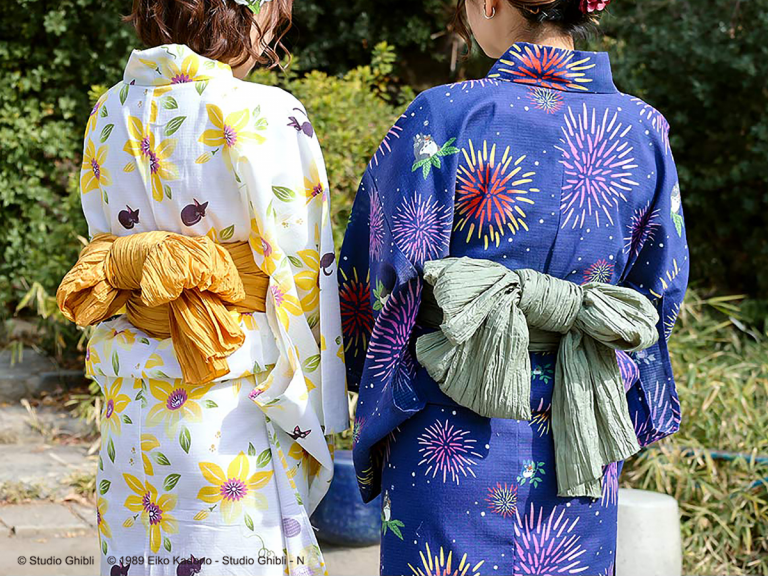 Studio Ghibli yukata collection provides the perfect summer kimono look for anime fans