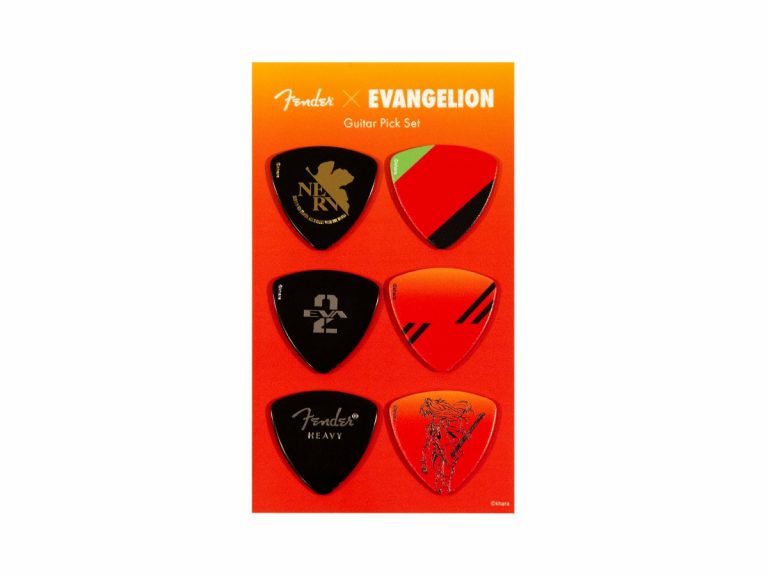 Fender releases Neon Genesis Evangelion guitar picks modeled after Asuka