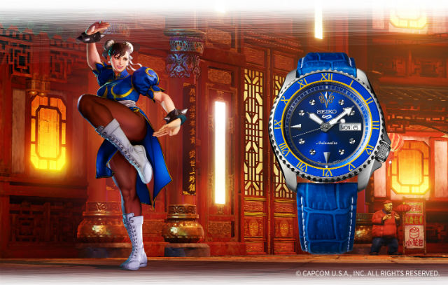 SEIKO 5 SPORTS STREET FIGHTER V BLANKA MODEL SBSA083 MADE IN JAPAN