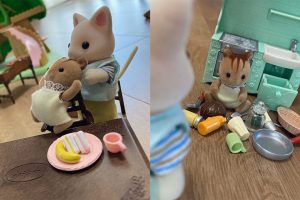 Japanese Twitter user shows challenges of raising kids through Sylvanian Families dolls