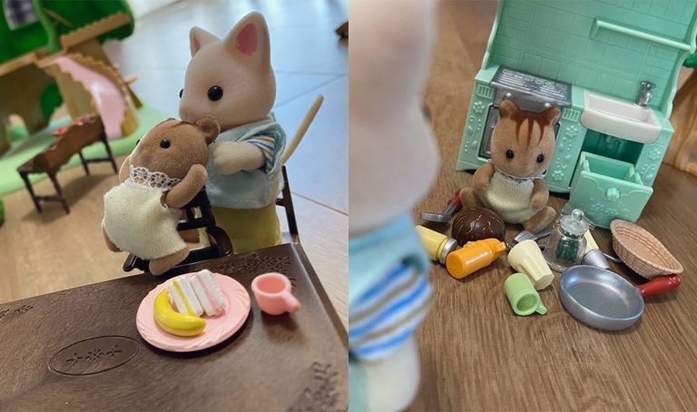 Japanese Twitter user shows challenges of raising kids through Sylvanian Families dolls