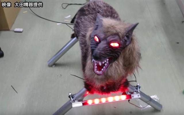 Japanese Farmers Deploy New Terrifying ‘Super Monster Wolf’ Robot Scarecrow