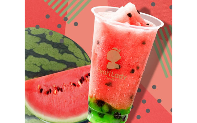 Enjoy Watermelon flavoured frozen tapioca this summer!