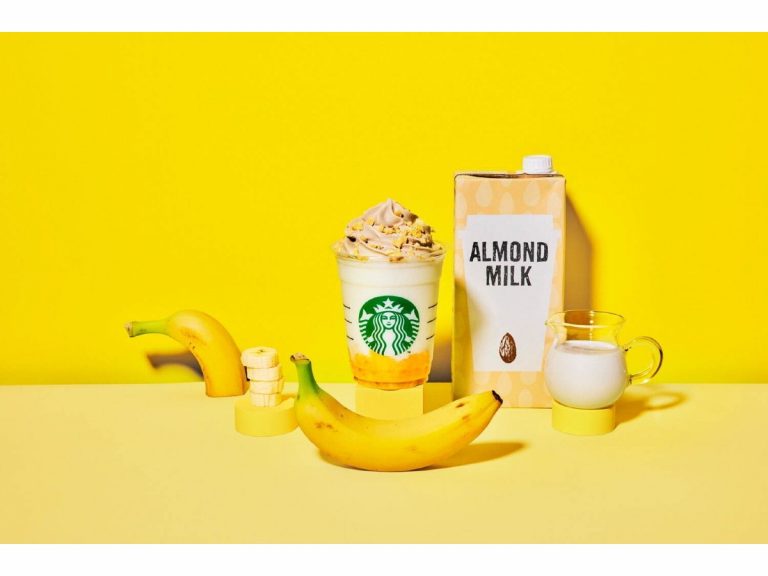 Starbucks Japan moves into spring with Banana Almond Milk Frappuccino