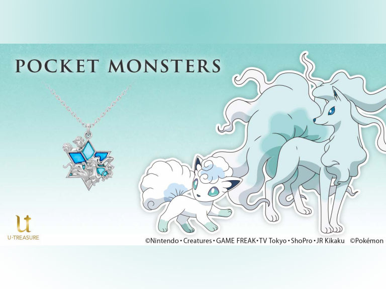 Alolan Vulpix and Ninetales make for an icy cool winter accessory thanks to Japan’s Pokemon jewellers