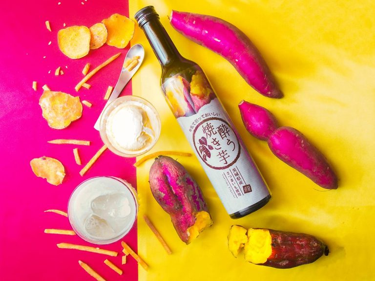 You Yakiimo liqueur adds the flavor of roasted Japanese sweet potatoes to cocktails & desserts